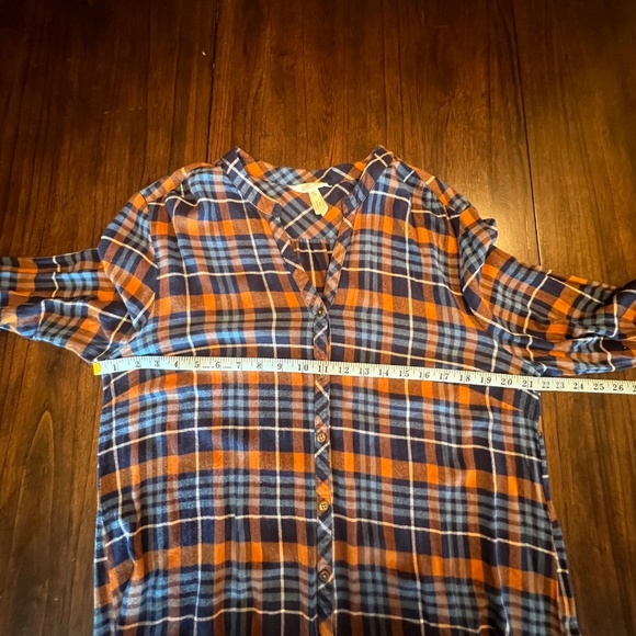 Matilda Jane Women's Plaid Lagenlook, boho, Cottagecore, Rustic Top, Size XL - Picture 4 of 12